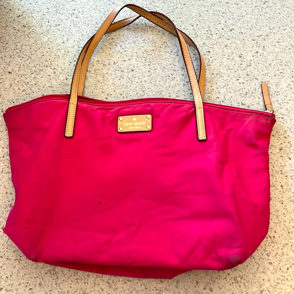 Kate Spade pink tote bag